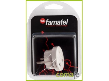 Adaptador 10a-250v euro-ingles