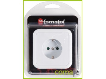 Base tt 16a-250v empotrar bl f