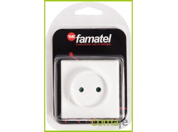 Base superficie tt 16a-250v bl