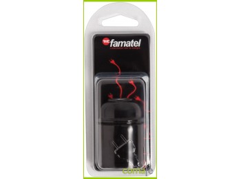 Portalamparas e-27 negro bl fa