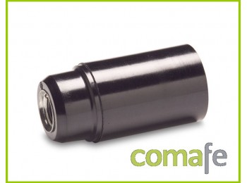 Portalamparas e-14 negro famat