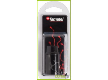 Portalamparas e-14 negro bl fa
