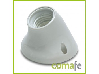 Portalamparas e-27 zocalo curv