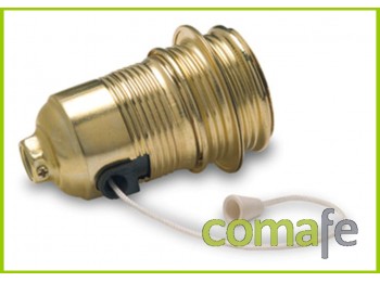 Portalamparas e-27 c/interrupt