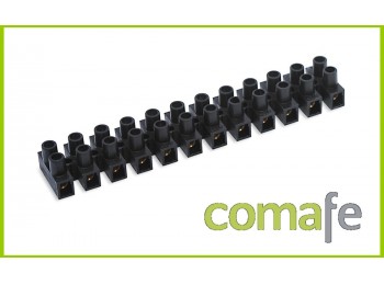 Regleta conexion 6mm 41a negro
