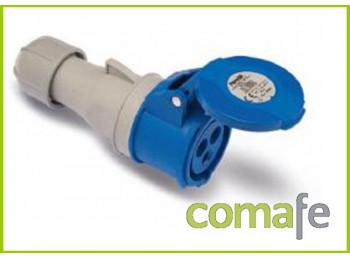 Base movil cetac 2p+t ip44 azu