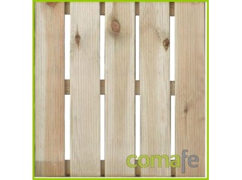 Loseta madera 50x50cm nortene