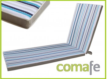Cojin tumbona azul/gris juinsa