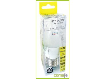 Lampara vela led e14 6w 600lm