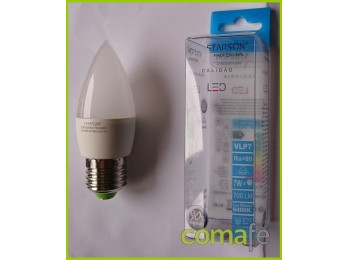 Lampara vela led e27 7w 700lm