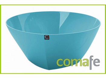 Ensaladera 27cm plastico azul