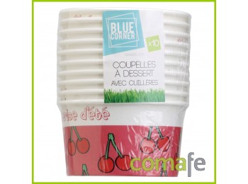 Bol helado papel 10pz