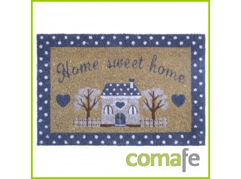 Felpudo coco dots home 60x40cm