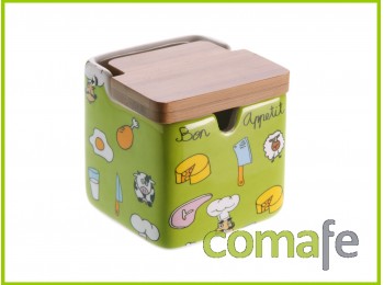 Azucarero bon appetit ceramica