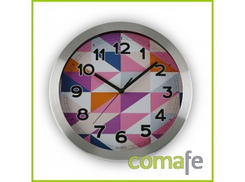 Reloj cocina geometrico 30cm
