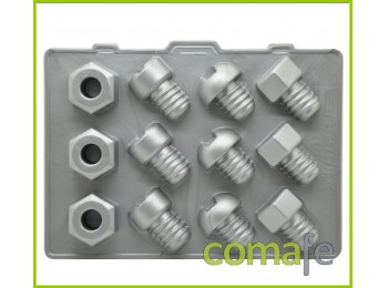 Bandeja cubito hielo tornillos