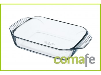 Fuente rect.31x20cm  pyrex