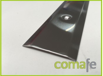 Perfil plaqueta acero taladro