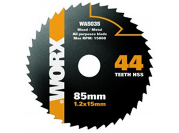 Disco corte 85mm worxsaw