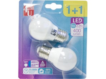 Lampara led esf. e27 5w 400lm
