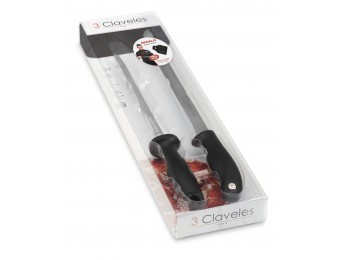 Cuchillo jamonero con chaira