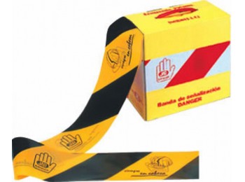 Cinta se?al 10mm 250mt bl/ro