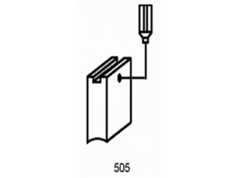 Escobilla hta.elec pvc aeg/mil