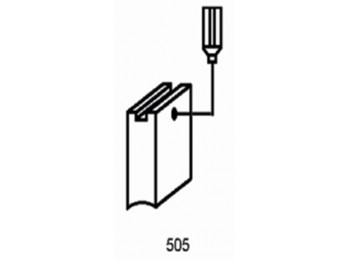 Escobilla hta.elec pvc metabo