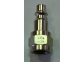 Espiga neum 1/4´´ bl-ne-10h