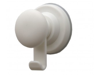 Colgador pared ventosa bl/mat