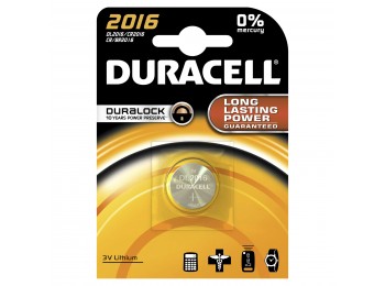 Pila boton 2016 1 pz duracell