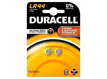 Pila boton lr44 2 pz duracell