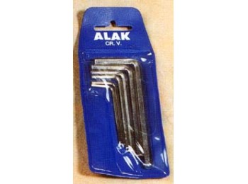 Llave hexag. 2,0-08mm 8 pz