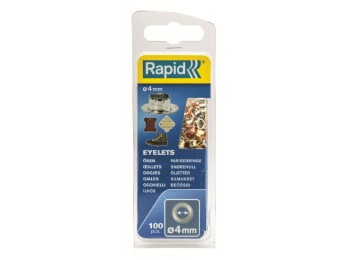 Ojal cuero 4mm 100 pz rapid