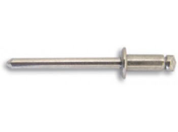 Remache 4x10mm cinc 500 pz bra