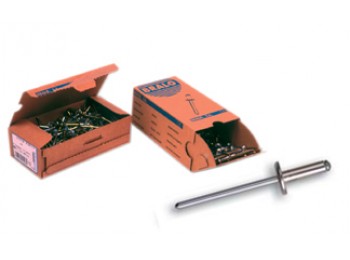 Remache 4x16mm alum 250 pz bra