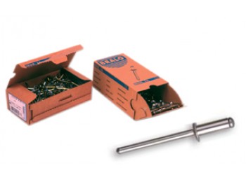 Remache estand. 4x25mm alum 25