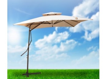 Parasol jard 2,5x2,5 m lateral