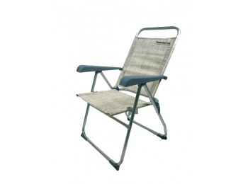 Silla jard pleg 7 posic. gris