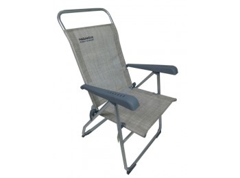 Silla jard pleg 7 posic. gris