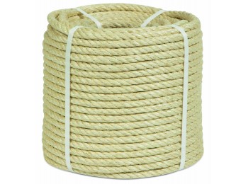 Cuerda torcida 20mm nat 100 mt