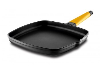 Grill plancha 27x27cm yellow c