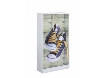 Zapatero 3 puertas 117x24x60cm