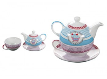 Tetera c/taza cupcake