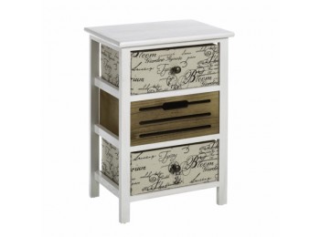 Cajonera con 3 cestas 40x29x58