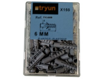 Taco fij 06x30mm poliet 150 pz