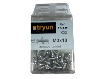 Tornillo r/metr. 03x010mm acer