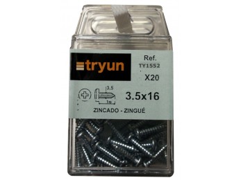 Tornillo rosca chapa 03,5x016m