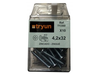Tornillo rosca chapa 04,2x032m