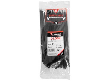 Brida 2-lock 2,5x100mm negra 1